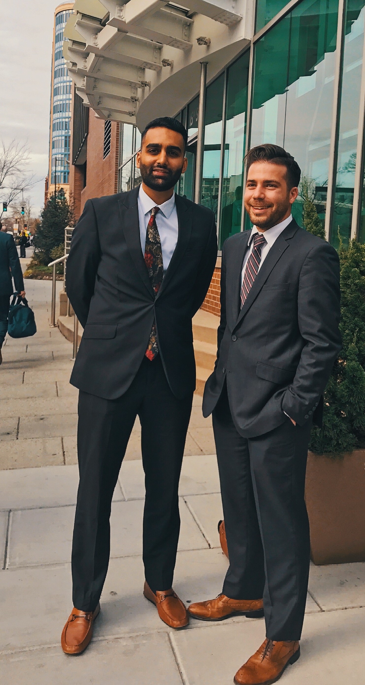 Harris Ahmed and John Rajala in Washington DC.