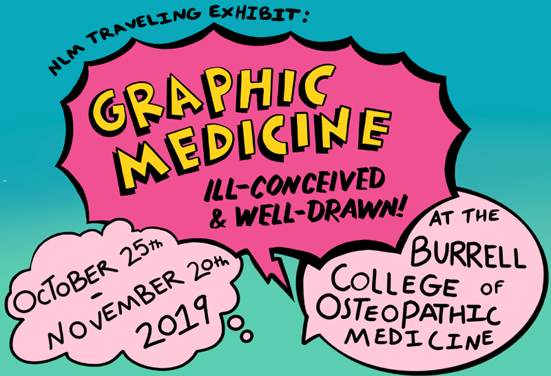 Graphic Medicine Exhibit Flyer